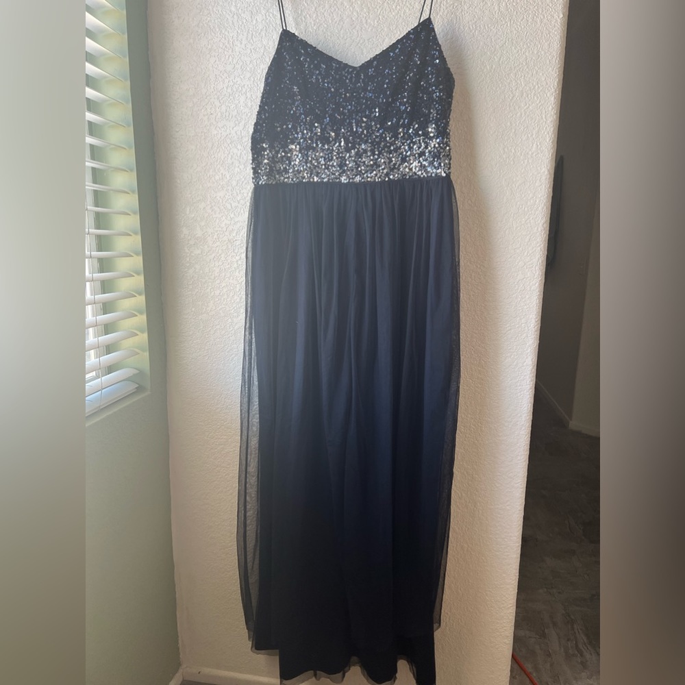 Blue Sparkly Prom dress